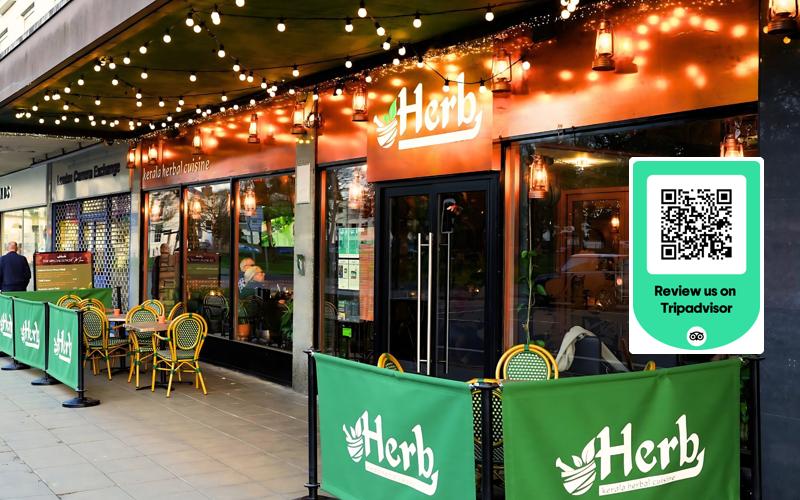 Herb Restaurant's Leamington Spa branch on Clarendon Avenue
